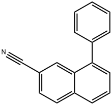 2-Cyano-8-phenylnaphthalene Structure