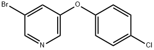 3-브로모-5-(4-클로로페녹시)피리딘 구조식 이미지
