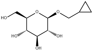 사이클로프로필메틸베타-D-글루코피라노사이드 구조식 이미지