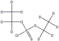 디에틸-d10클로로티오포스페이트 구조식 이미지