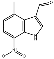 4-methyl-7-nitro-1H-indole-3-carbaldehyde Structure