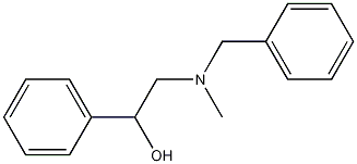 2-(benzyl(methyl)amino)-1-phenylethanol Structure