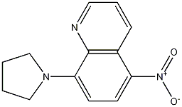 5-Nitro-8-(pyrrolidin-1-yl)quinoline Structure
