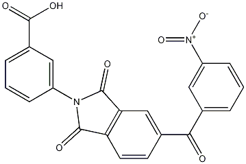 295348-05-9 3-(5-(3-nitrobenzoyl)-1,3-dioxoisoindolin-2-yl)benzoic acid