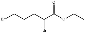 2,5-Dibromopentanoic acid ethyl ester Structure