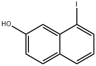 2-Hydroxy-8-iodonaphthalene Structure