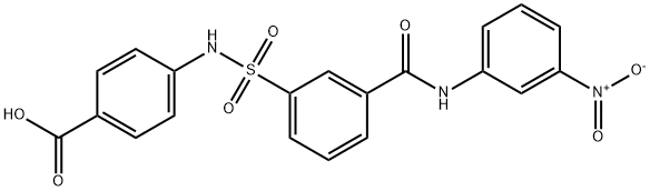 300384-59-2 4-(3-(3-nitrophenylcarbamoyl) phenylsulfonamido) benzoic acid