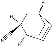 Bicyclo(2.2.2)oct-5-ene-2-carbonitrile, (1alpha,2alpha,4alpha)- Structure