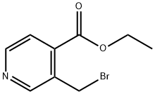 3-(Bromomethyl)-pyridine-4-carboxylic acid ethyl ester Structure