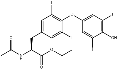 N-Acetyl-L-thyroxine Ethyl Ester Structure