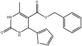 benzyl 6-methyl-2-oxo-4-(2-thienyl)-1,2,3,4-tetrahydropyrimidine-5-carboxylate 구조식 이미지