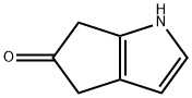 4,6-dihydro-Cyclopenta[b]pyrrol-5(1H)-one Structure