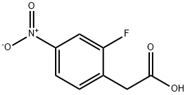 2-Fluoro-4-nitrophenylacetic acid Structure