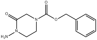 benzyl 4-amino-3-oxopiperazine-1-carboxylate Structure