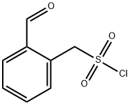 (2-formylphenyl)methanesulfonyl chloride Structure