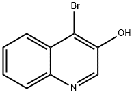 4-브로모-3-하이드록시퀴놀린 구조식 이미지
