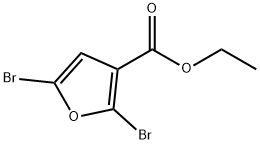 Ethyl 2,5-dibromofuran-3-carboxylate Structure