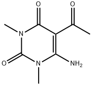 5-Acetyl-6-amino-1,3-dimethyluracil Structure