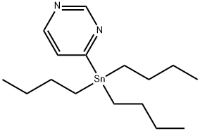 4-(Tributylstannyl)pyrimidine Structure