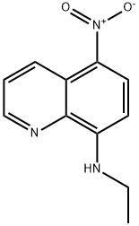 8-Ethylamino-5-nitroquinoline Structure