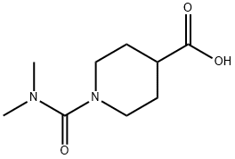 1-[(디메틸아미노)카르보닐]피페리딘-4-카르복실산 구조식 이미지