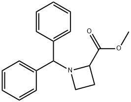 methyl 1-benzhydrylazetidine-2-carboxylate Structure