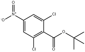 2,6-Dichloro-4-nitro-benzoic acid tert-butyl ester Structure
