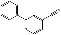 4-Cyano-2-phenylpyridine Structure