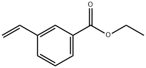 Benzoic acid, 3-ethenyl-, ethyl ester 구조식 이미지