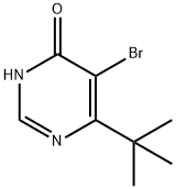 5-bromo-6-tert-butyl-4-pyrimidinol Structure