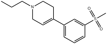 4-[3-(메틸술포닐)페닐]-1-프로필-1,2,3,6-테트라히드로-피리딘 구조식 이미지