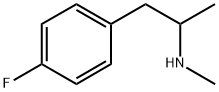 DL-4-Fluoromethamphetamine 구조식 이미지