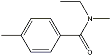 N-Ethyl-N,4-dimethylbenzenamide 구조식 이미지