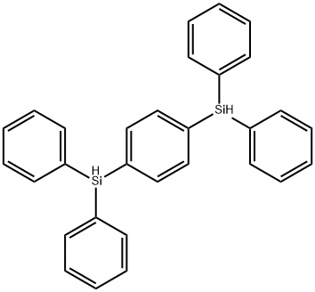 1,4-Bis(diphenylhydrosilyl)benzene Structure