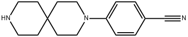 4-(3,9-diazaspiro[5.5]undecan-3-yl)benzonitrile Structure