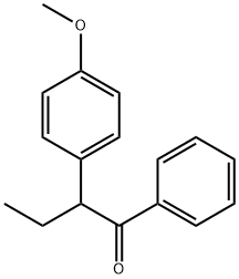 2-(p-Methoxyphenyl)butyrophenone Structure