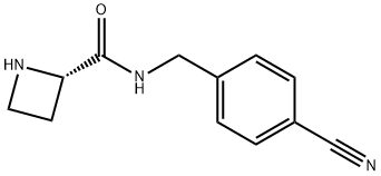 N-(4-시아노벤질)-2-L-아제티딘카르복사미드 구조식 이미지