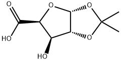 (3aS,5R,6S,6aS)-6-hydroxy-2,2-dimethyltetrahydrofuro[2,3-d][1,3]dioxole-5-carboxylic acid 구조식 이미지