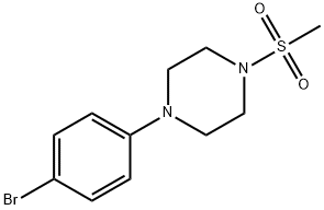 1-(4-브로모페닐)-4-(메틸술포닐)피페라진 구조식 이미지