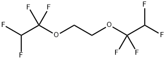 Ethylene glycol bis(1,1,2,2-tetrafluoroethyl) ether Structure