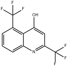 2,5-bis(trifluoromethyl)quinolin-4-ol Structure