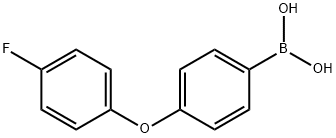 4-(4-Fluorophenoxy)phenylboronic acid Structure