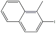 2-요오도-1-메틸나프탈렌 구조식 이미지