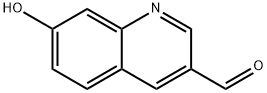 7-Hydroxy-3-quinolinecarbaldehyde 구조식 이미지