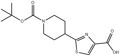 365413-00-9 2-(1-(tert-butoxycarbonyl)piperidin-4-yl)thiazole-4-carboxylic acid