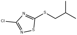 3-chloro-5-(isobutylthio)-1,2,4-thiadiazole Structure