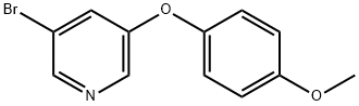 3-Bromo-5-(4-methoxyphenoxy)pyridine Structure