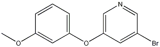 3-Bromo-5-(3-methoxyphenoxy)pyridine Structure