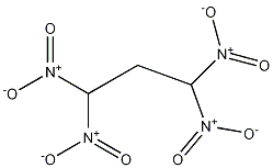 1,1,3,3-테트라니트로프로판 구조식 이미지