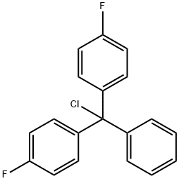 4,4'-(Chloro(phenyl)methylene)bis(fluorobenzene) Structure